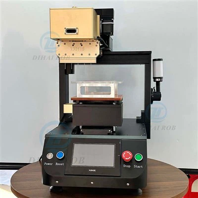 Pusiau automatinis vape 5- adatos CBD šildymo alyvos užpildymo mašina su trijų spalvų aliarmo lempute